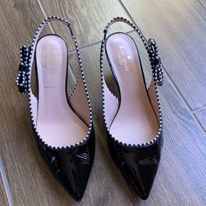 Kate Spade Slingback with bow 8 1/2
